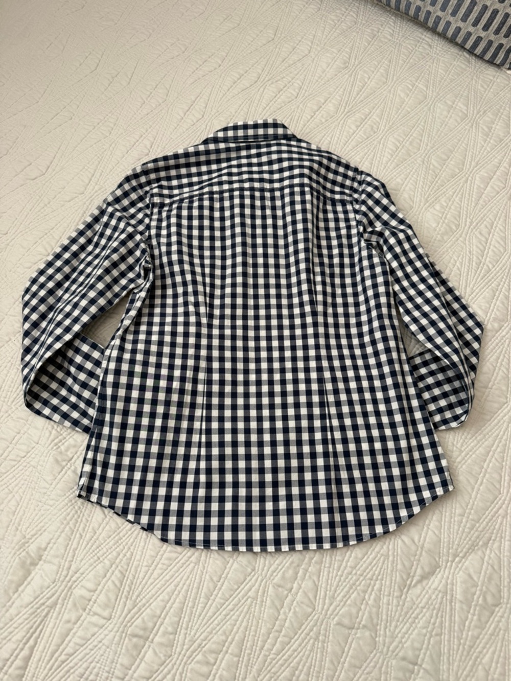 Vineyard Vines Navy & White Gingham Button-Down Shirt - Men - Picture 4 of 4